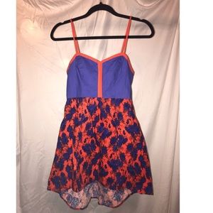Urban Outfitters blue & orange dress